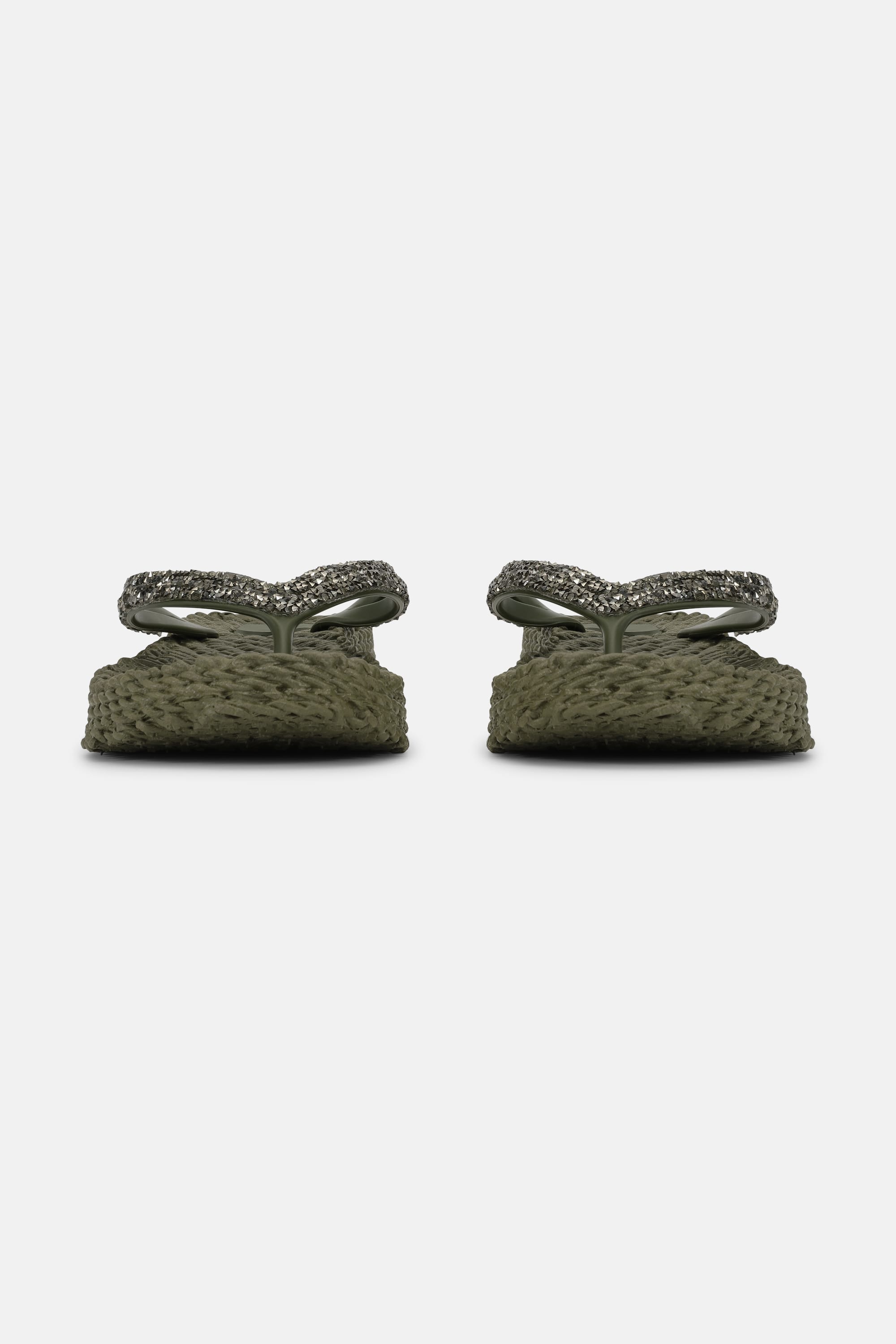 Platform Flip-flops Glitrende Steiner - Army